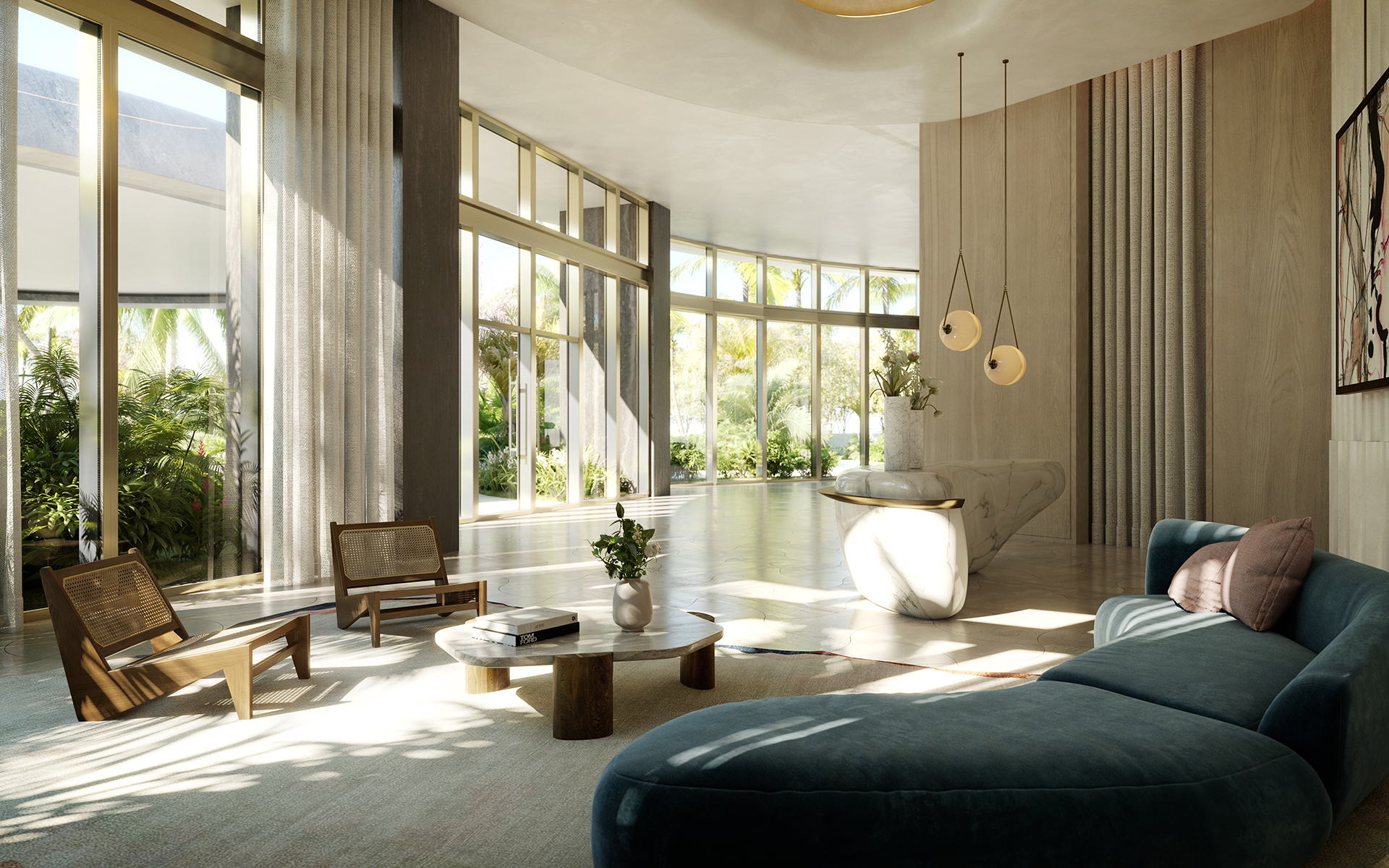 Rivage Bal Harbour lobby and concierge